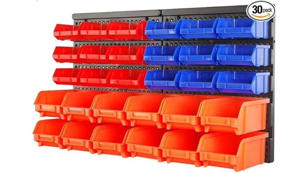 garage storage bin set