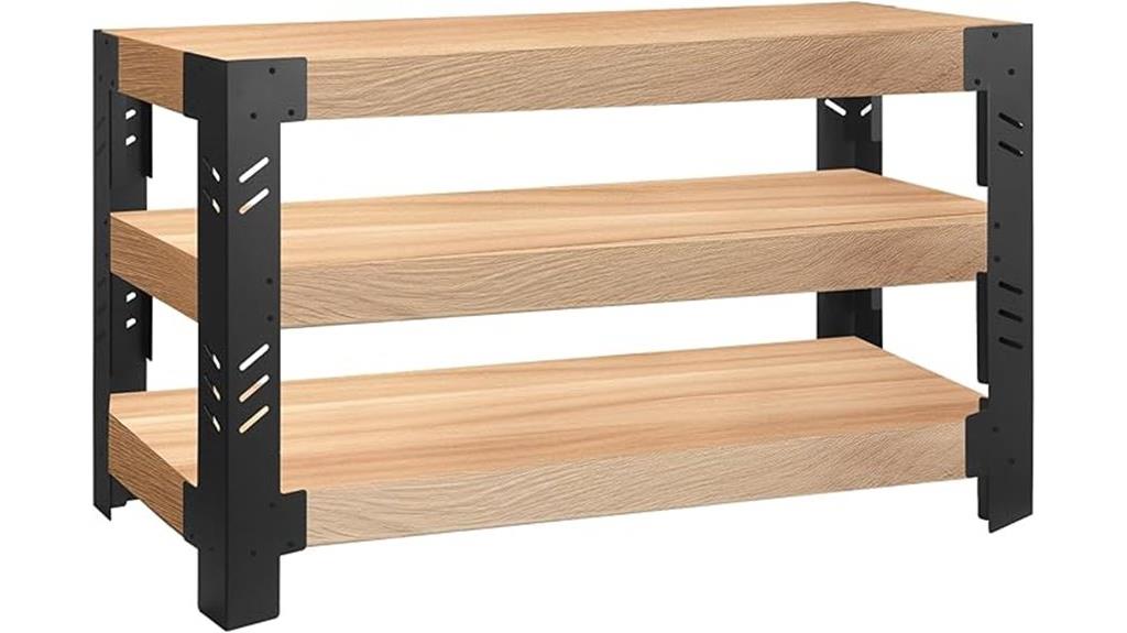 heavy duty black workbench