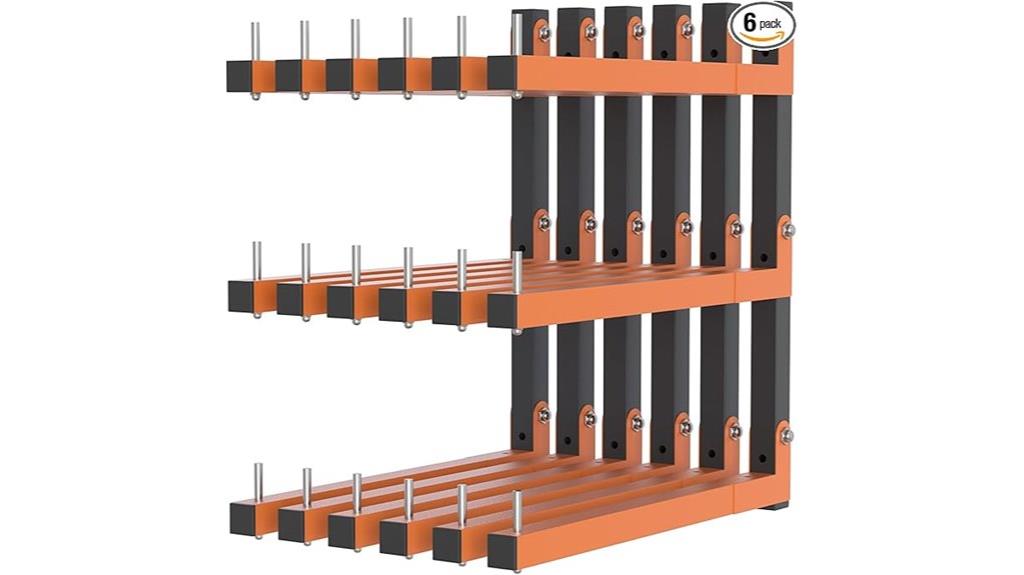 heavy duty wall mounted lumber racks