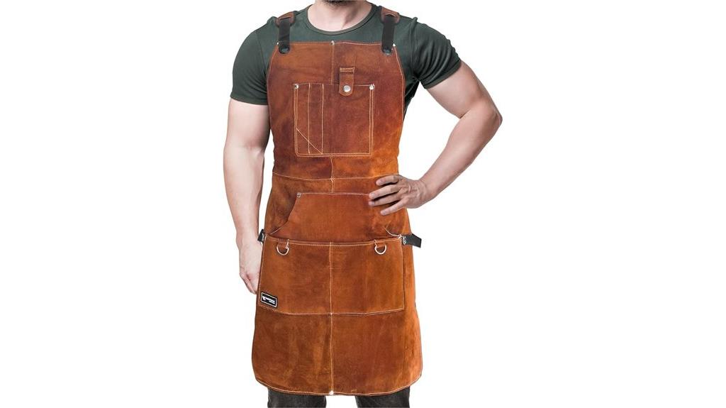 heavy duty woodworking apron