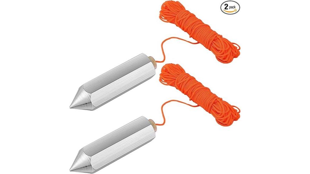 hexagon steel plumb bob