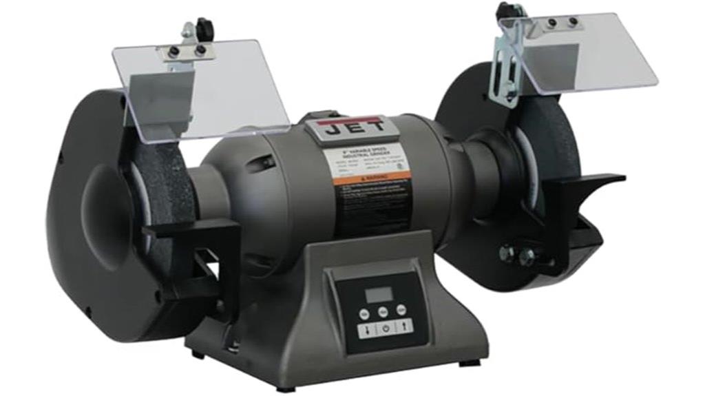 jet 8 inch variable speed grinder