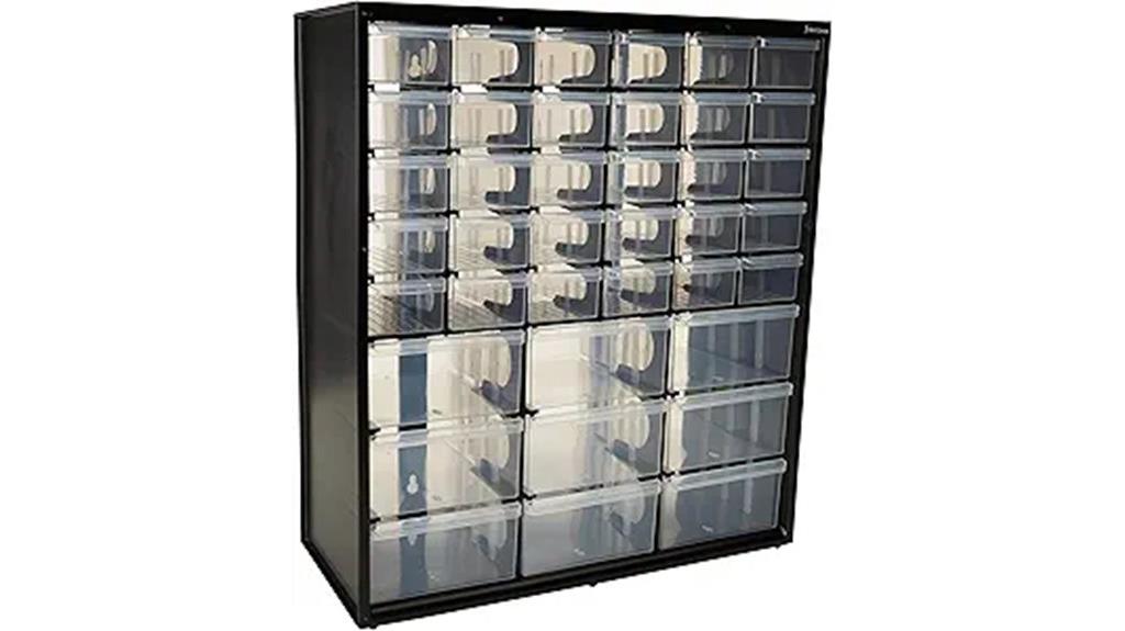 large plastic storage organizer