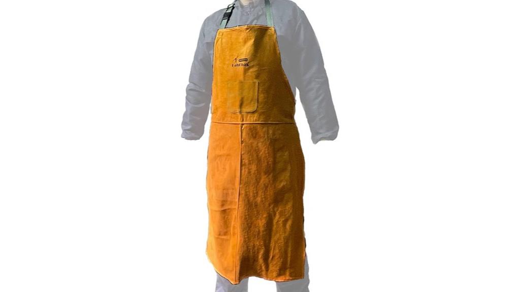 leather welding apron straps