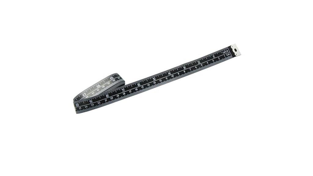 left handed tailor measuring tape