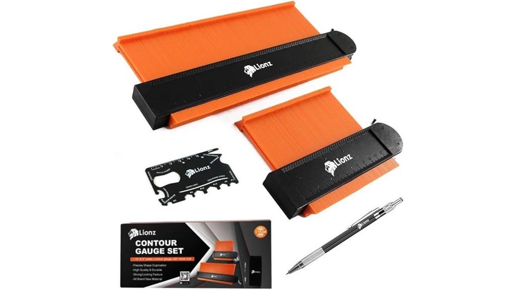 locking contour gauge tool