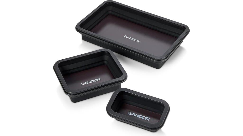 magnetic parts tray set