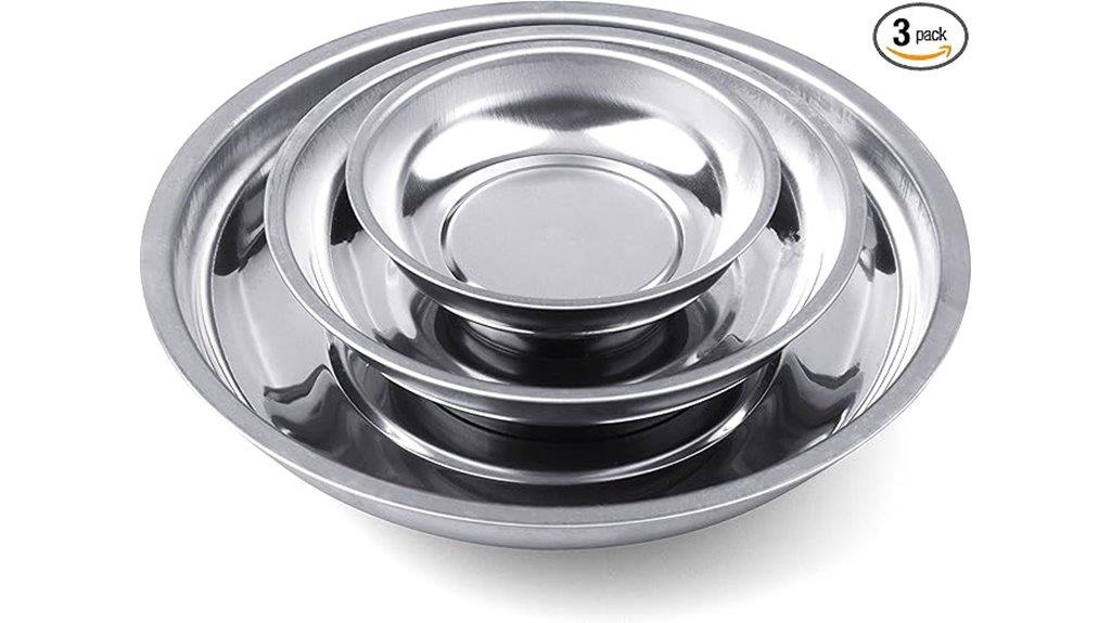 magnetic stainless steel trays