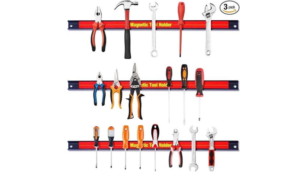 magnetic wall tool organizer