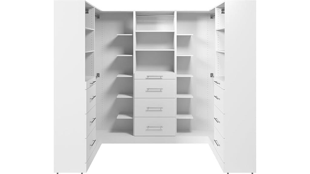 modular closet organizer system