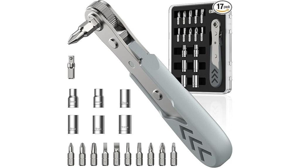 multi bit ratcheting screwdriver set