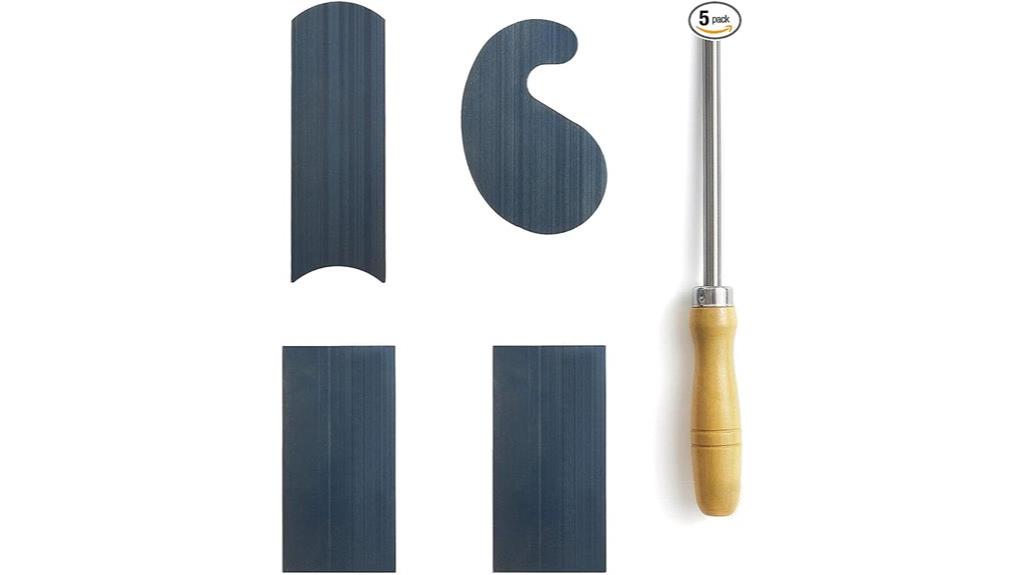 multi shape scraper burnisher set