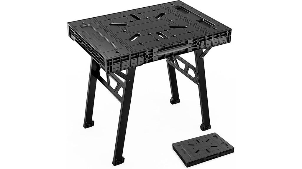 portable folding workbench