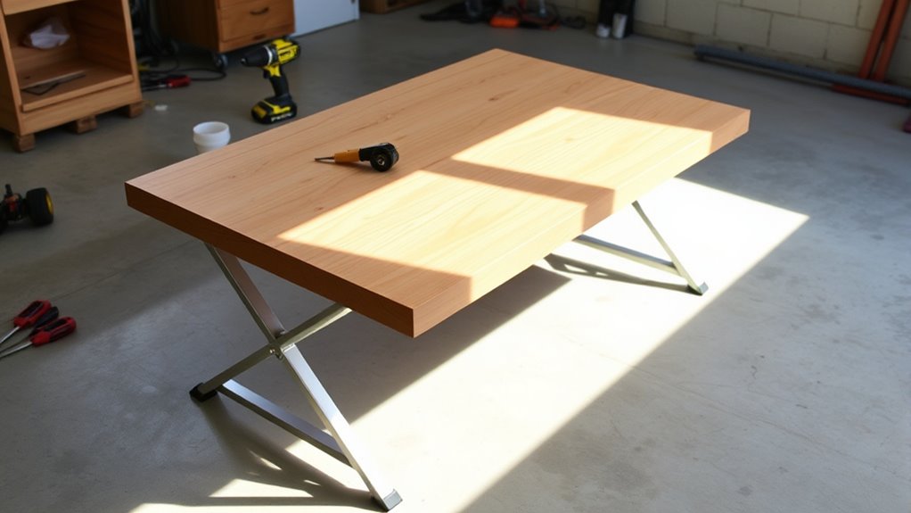 portable folding workbenches