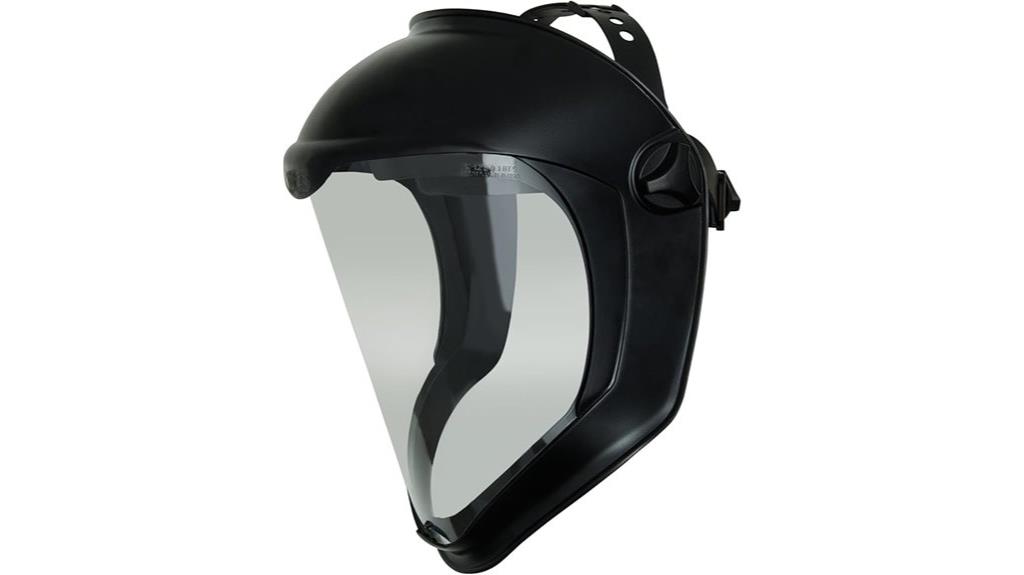 protective uvex face shield