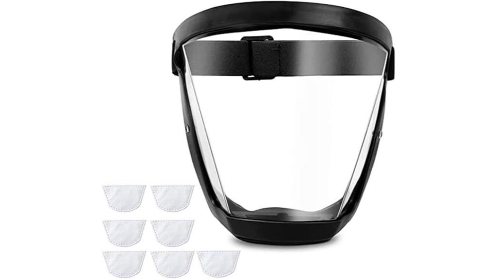 protective weed whacking mask