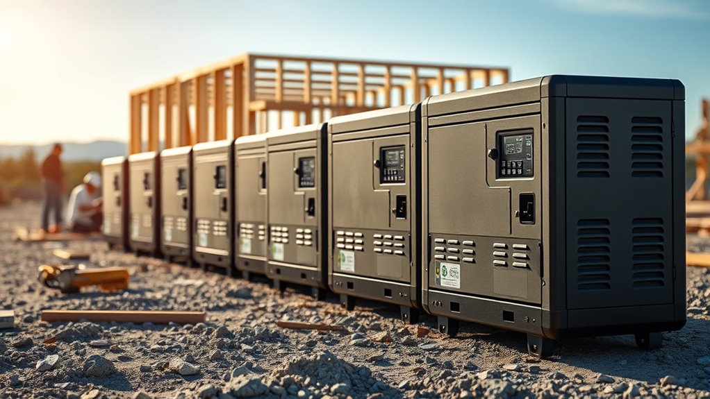 quiet job site inverter generators