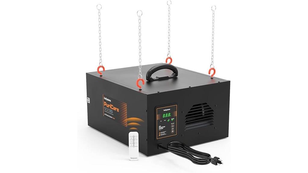 remote controlled air purifier