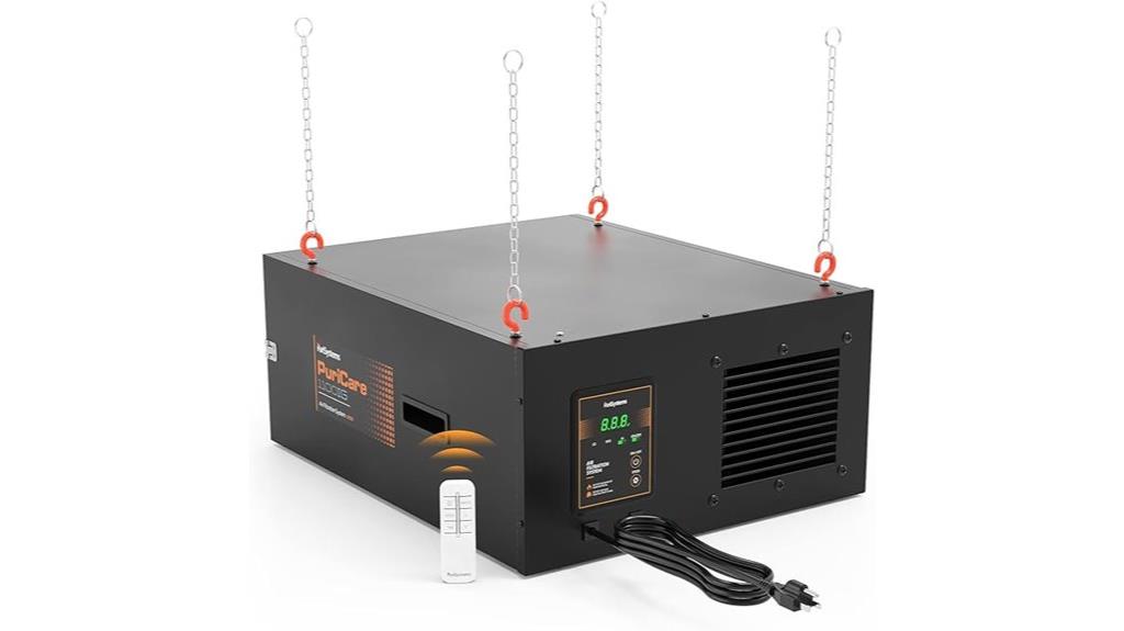 remote controlled ionizer filter