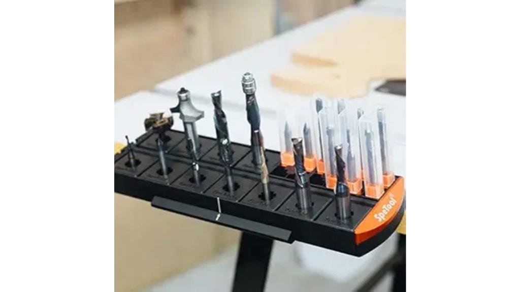 router bit storage tray