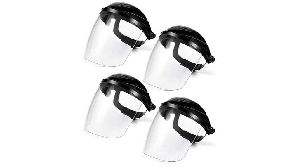 safety face shields pack