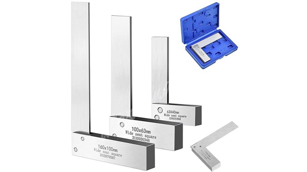 set of three metal squares