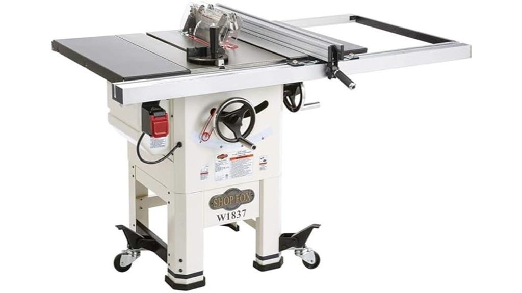 shop fox 10 inch hybrid