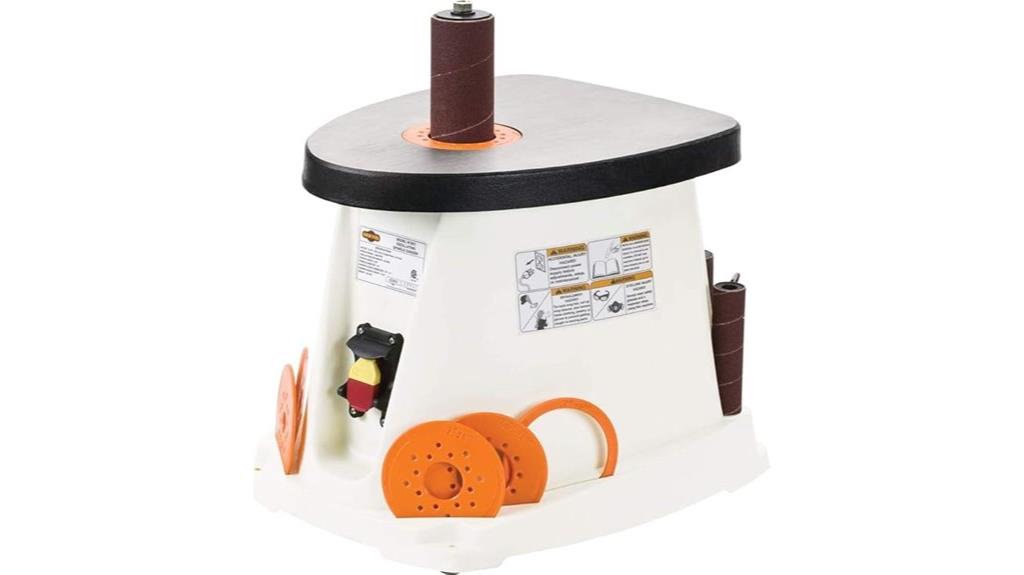 shop fox oscillating spindle sander