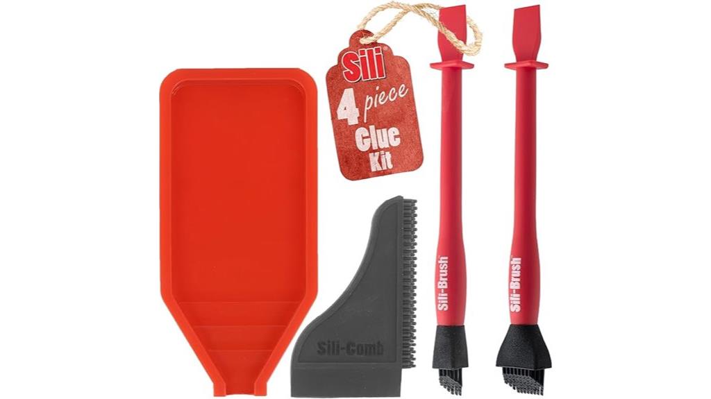 silicone wood glue brush