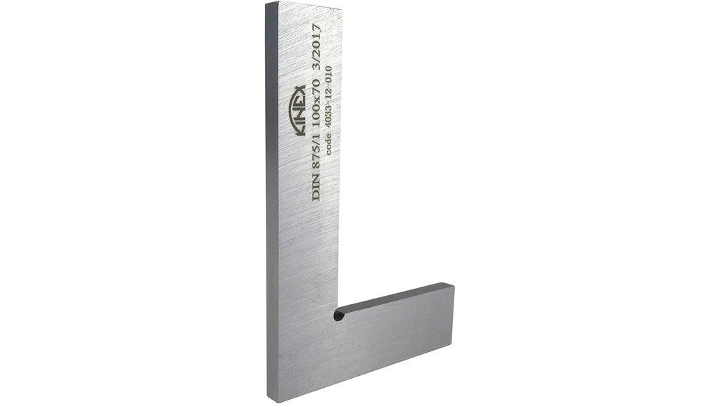SPI Machinist Square - 6 Inch Blade, 4 Inch Base, Hardened Spring Steel Precision Tool