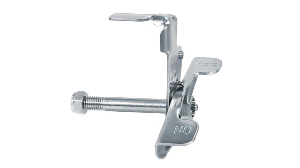 six inch zinc caster brakes