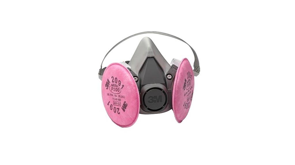 small p100 reusable respirator