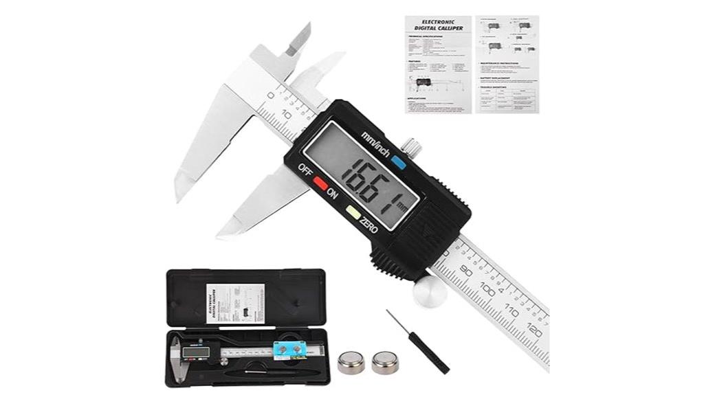 stainless steel lcd caliper