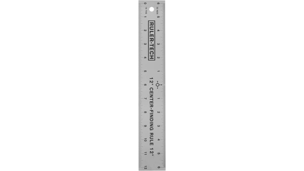stainless steel ruler
