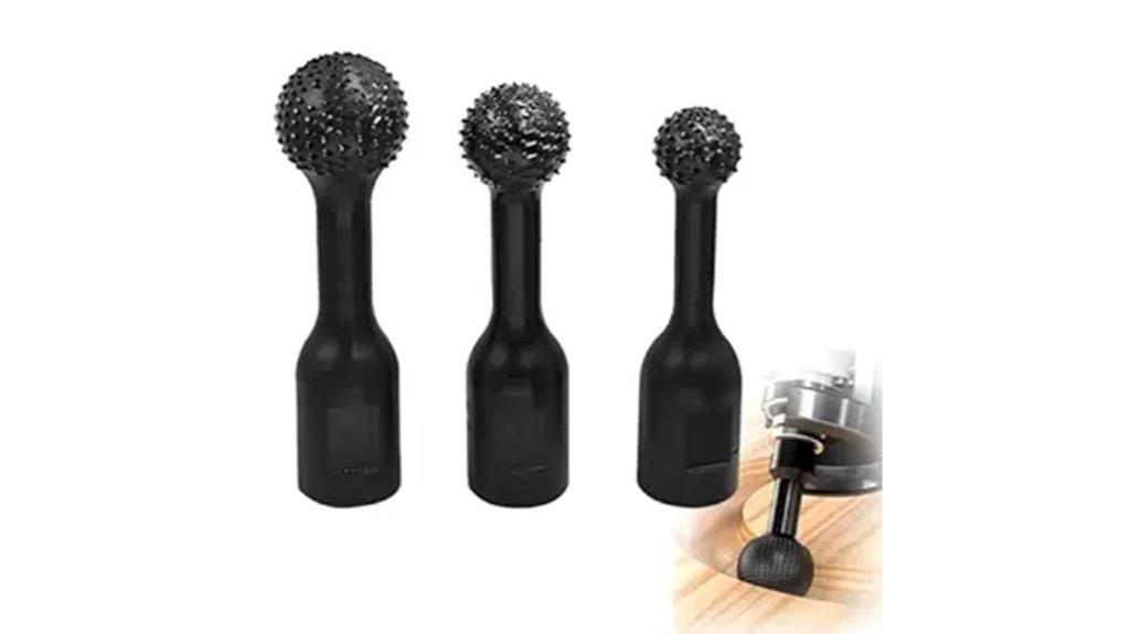 three piece rotary burr set