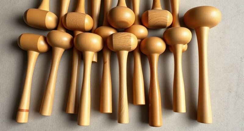 top beech wood mallet picks