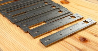 top carpenter squares with scribe holes