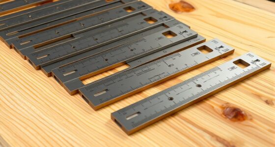 top carpenter squares with scribe holes