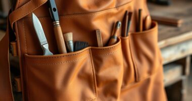 top leather aprons with pockets