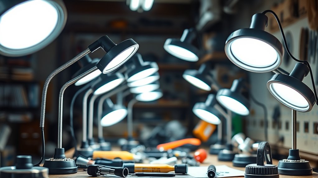 top magnetic cordless shop lights