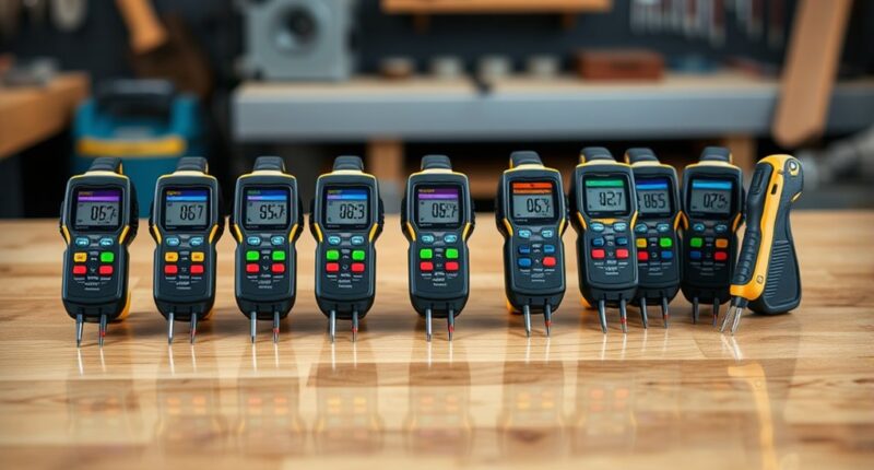 top pin moisture meters