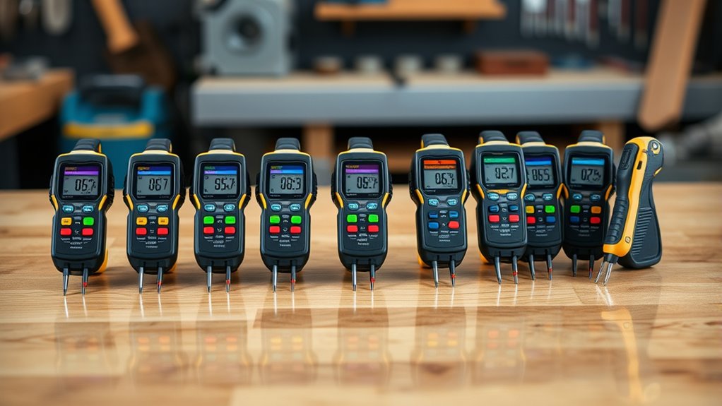 top pin moisture meters