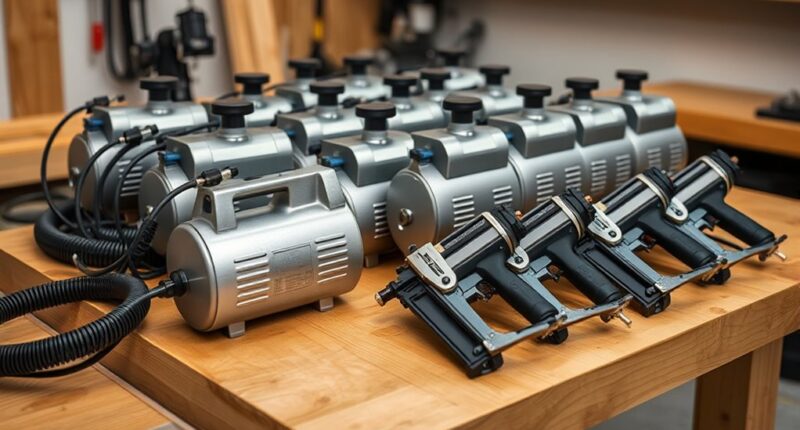 top portable nail gun compressors