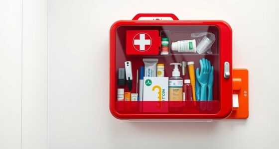 top wall mounted first aid kits