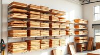 top wall mounted lumber racks