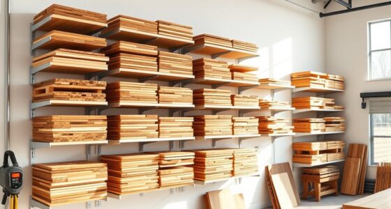top wall mounted lumber racks