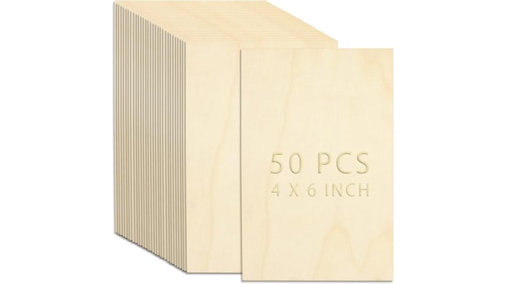 unfinished wood craft pack