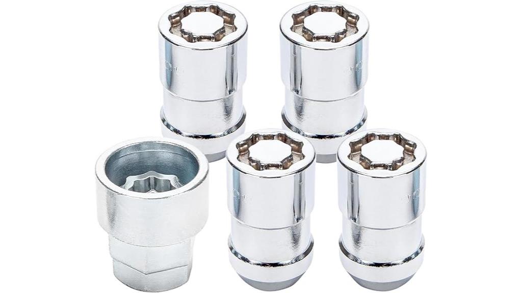 universal chrome wheel lock