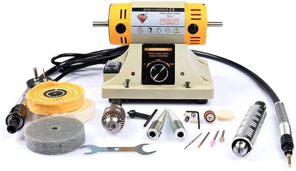 variable speed polishing machine