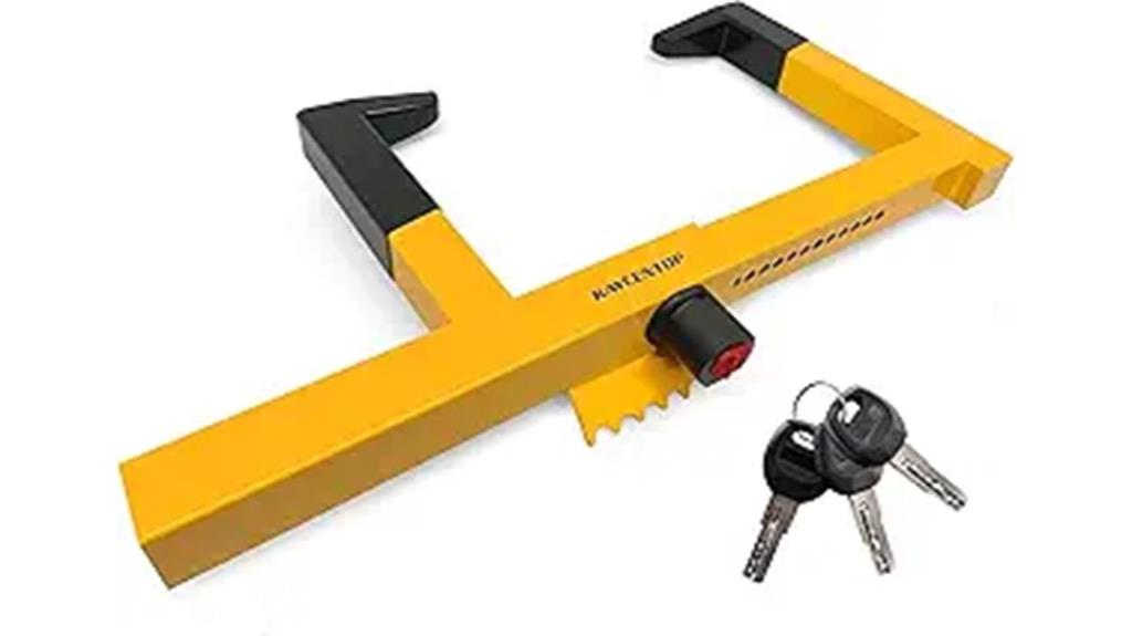 vehicle wheel lock clamp